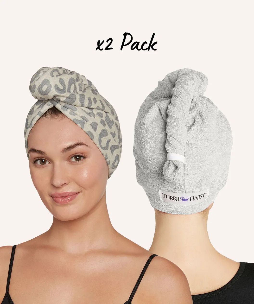 Turbie Twist Microfiber Hair Towel - Absorbent and Lightweight