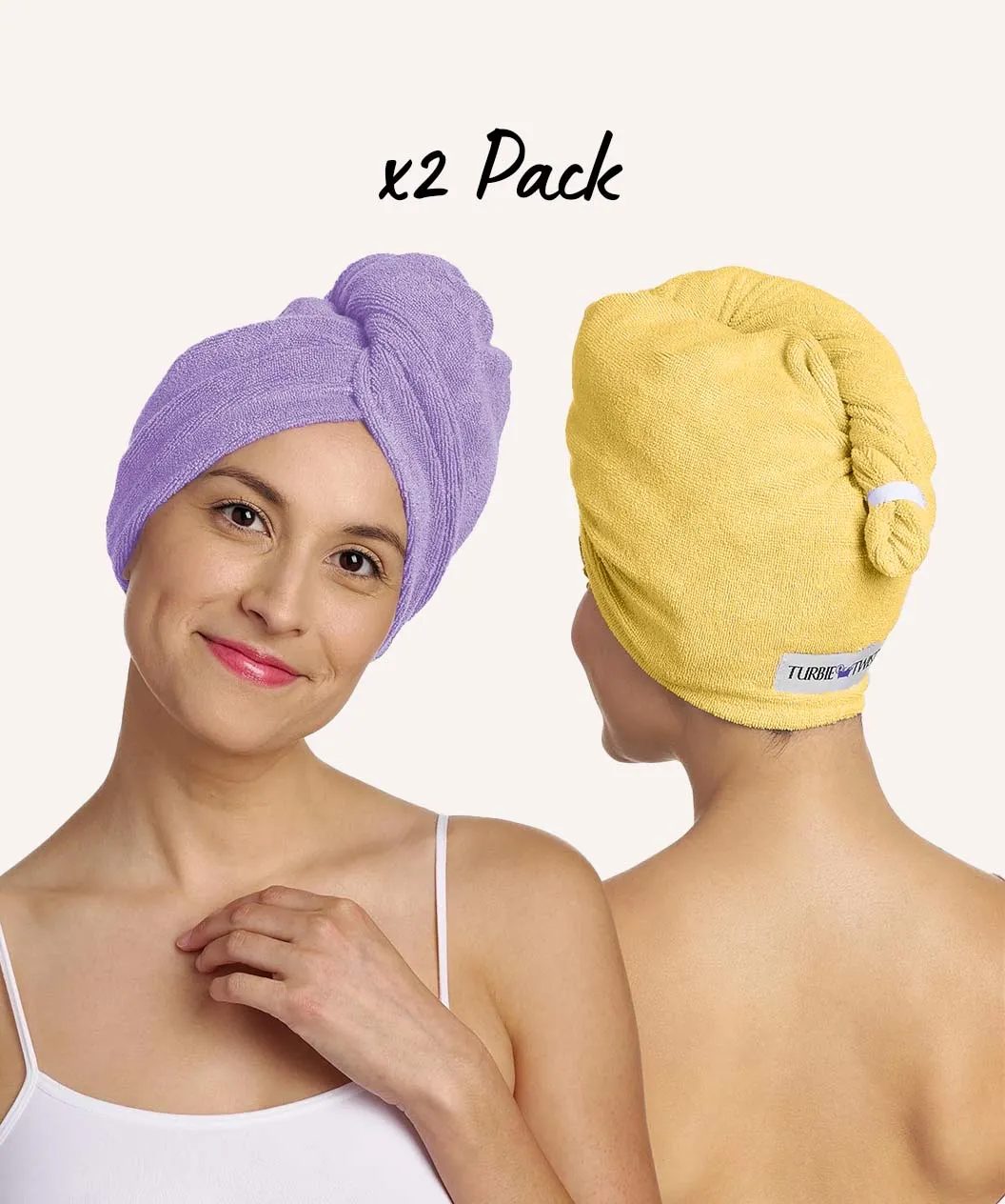 Turbie Twist Microfiber Hair Towel - Absorbent and Lightweight