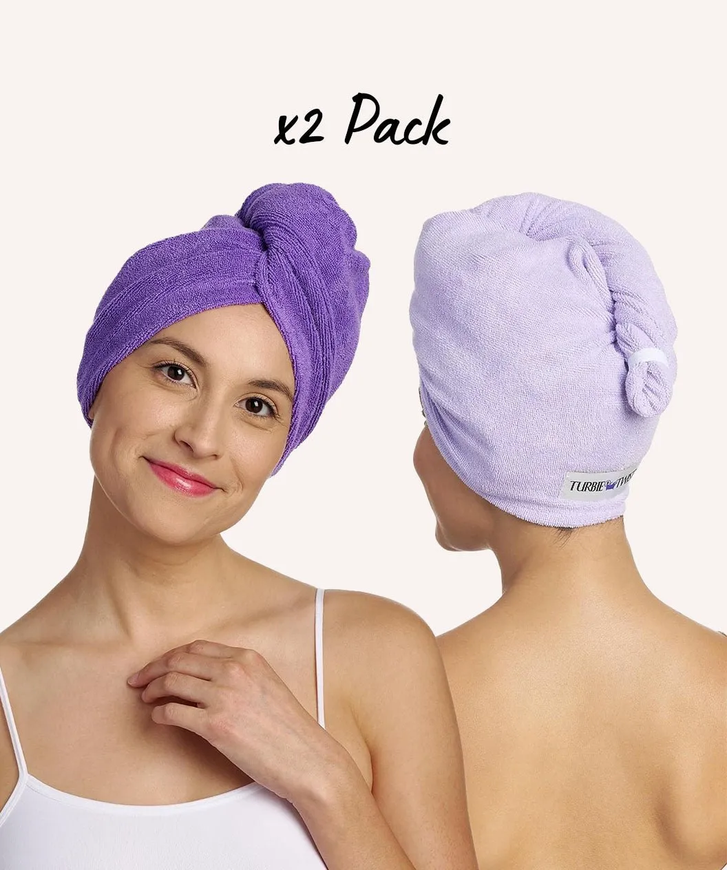 Turbie Twist Microfiber Hair Towel - Absorbent and Lightweight