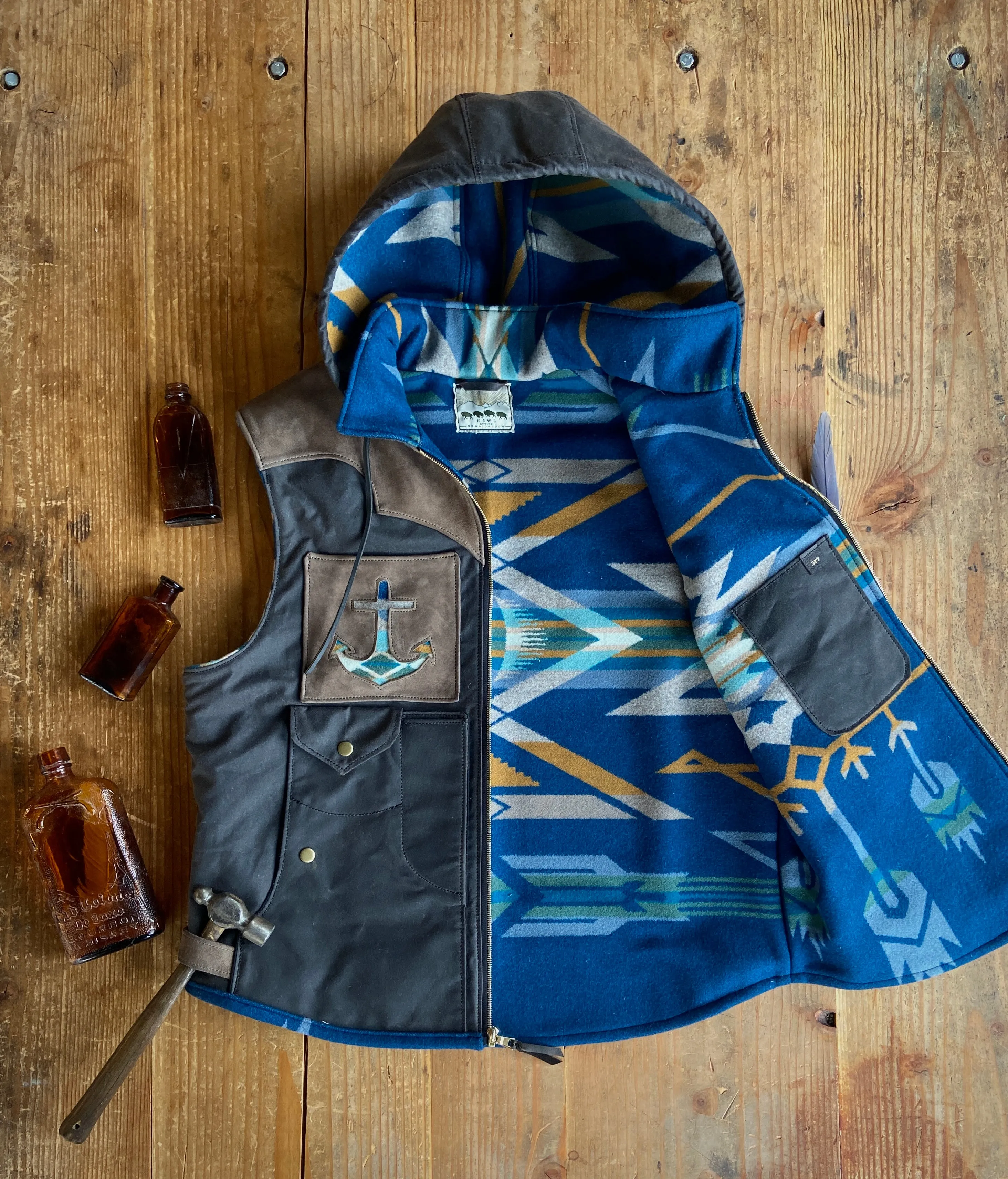 Two Pan Tin Cloth Vest