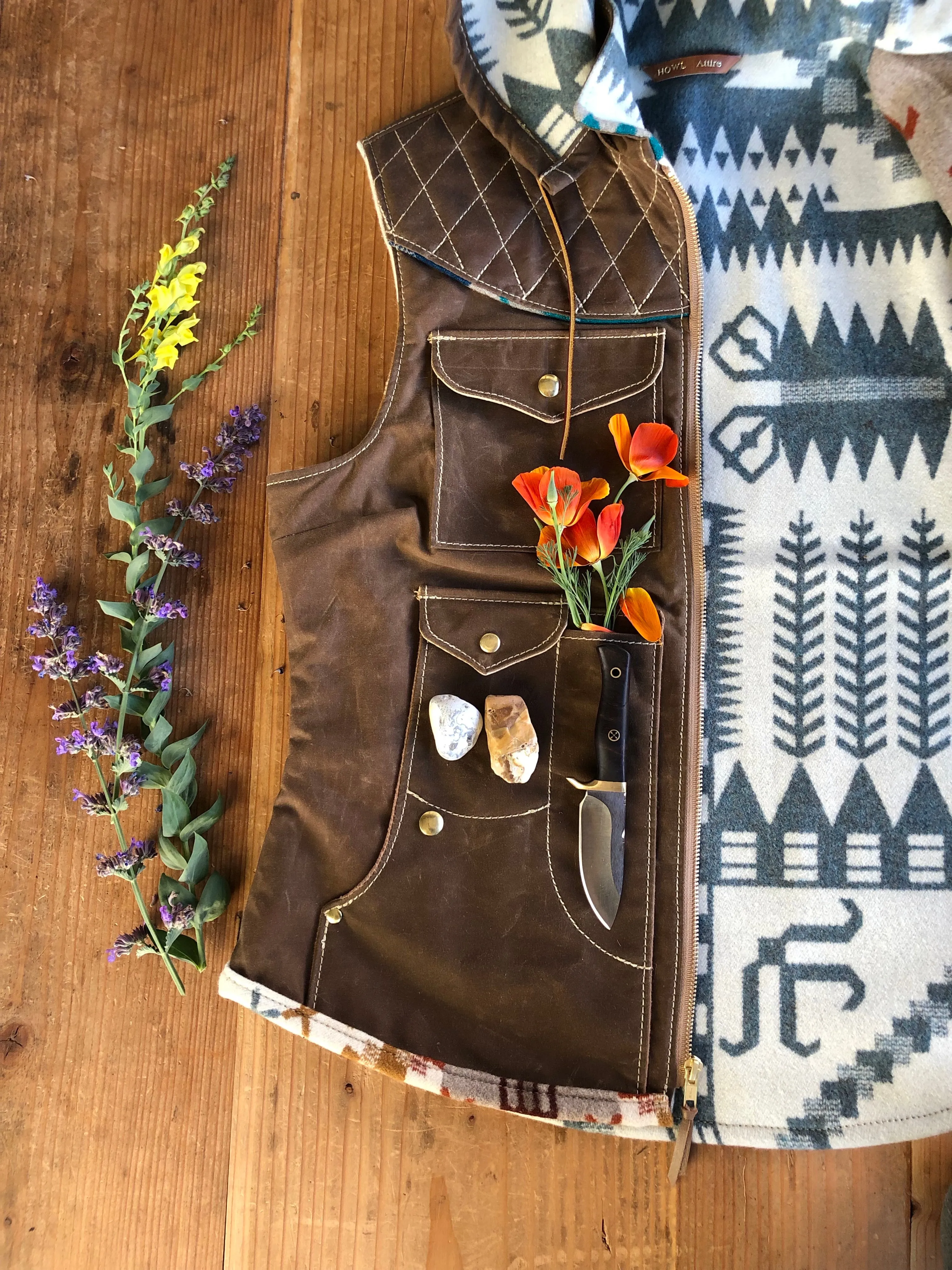 Two Pan Tin Cloth Vest
