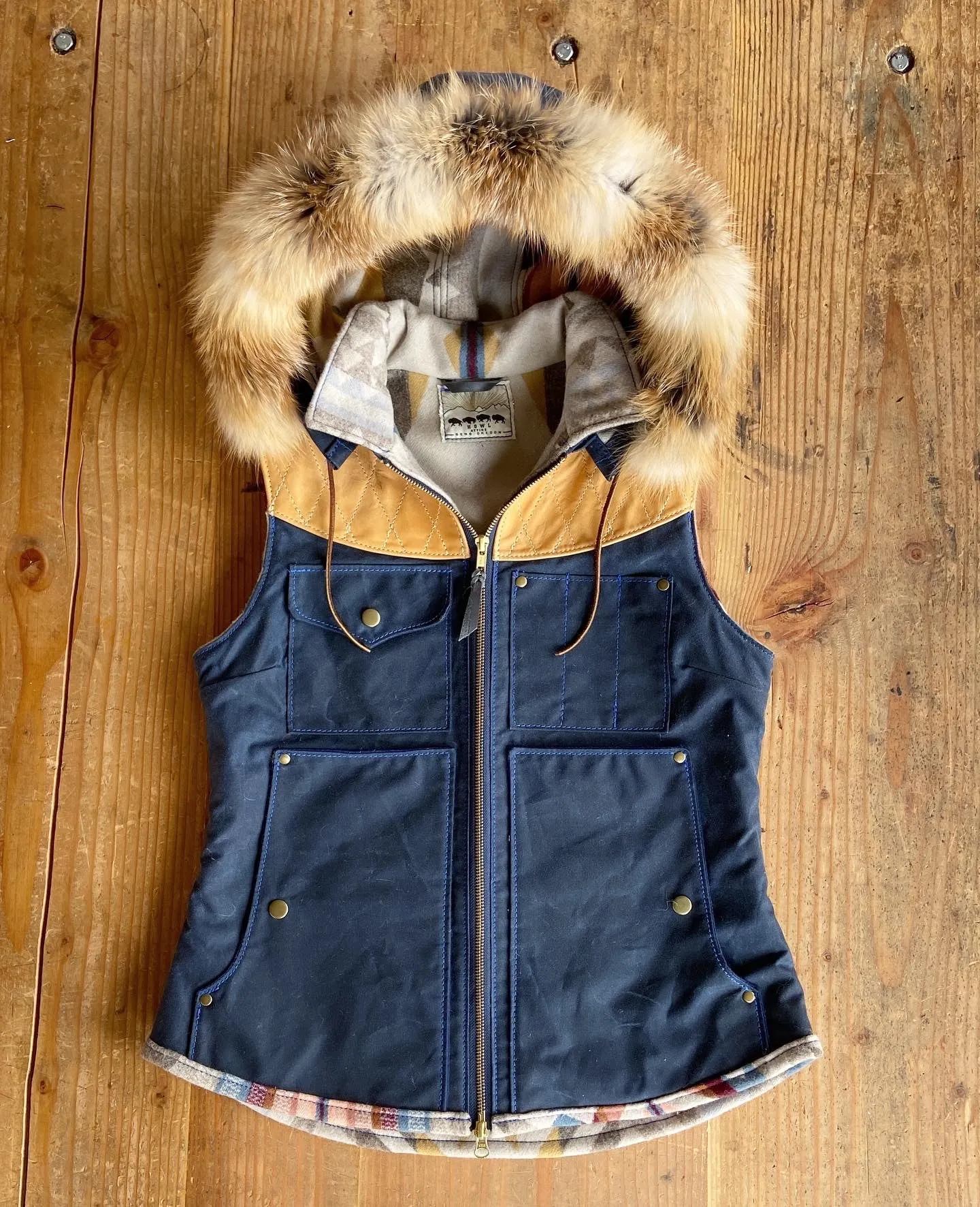 Two Pan Tin Cloth Vest