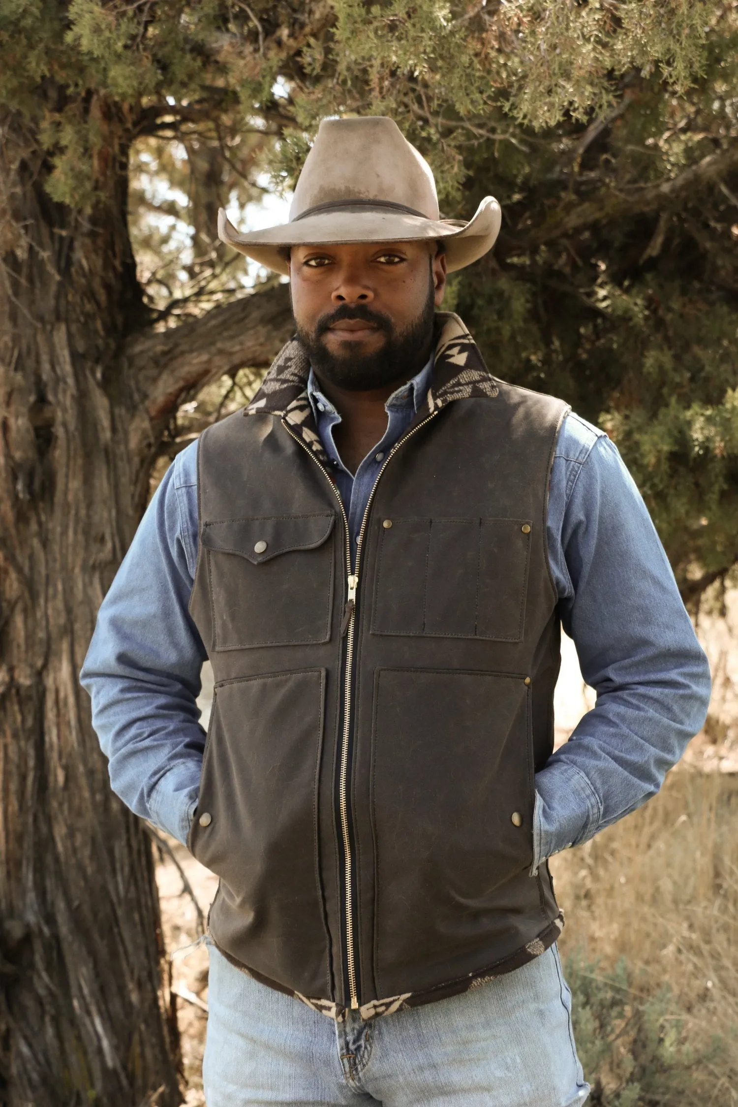 Two Pan Tin Cloth Vest