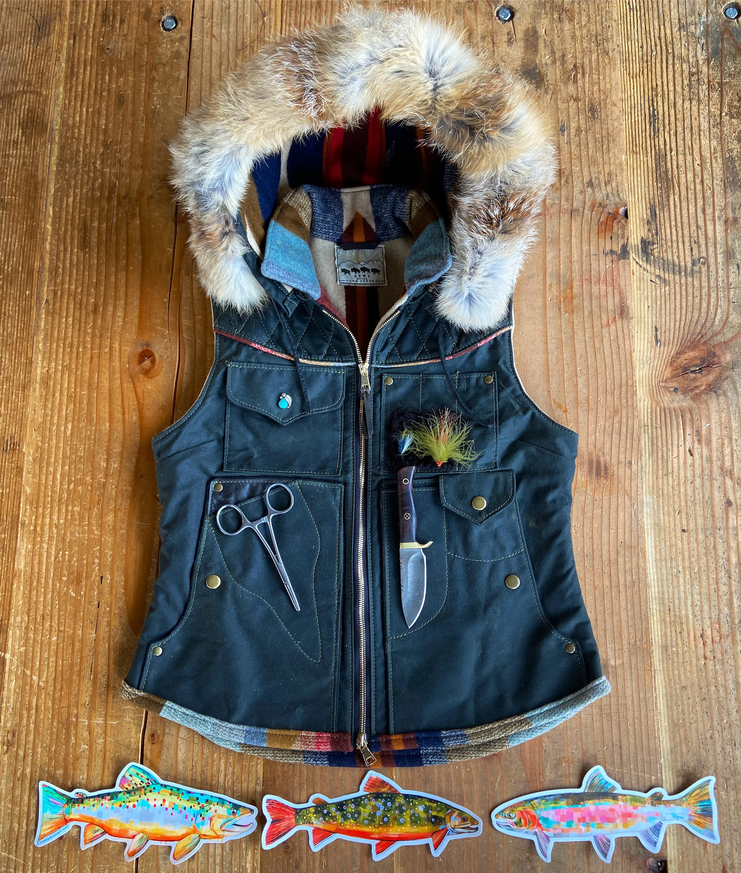 Two Pan Tin Cloth Vest