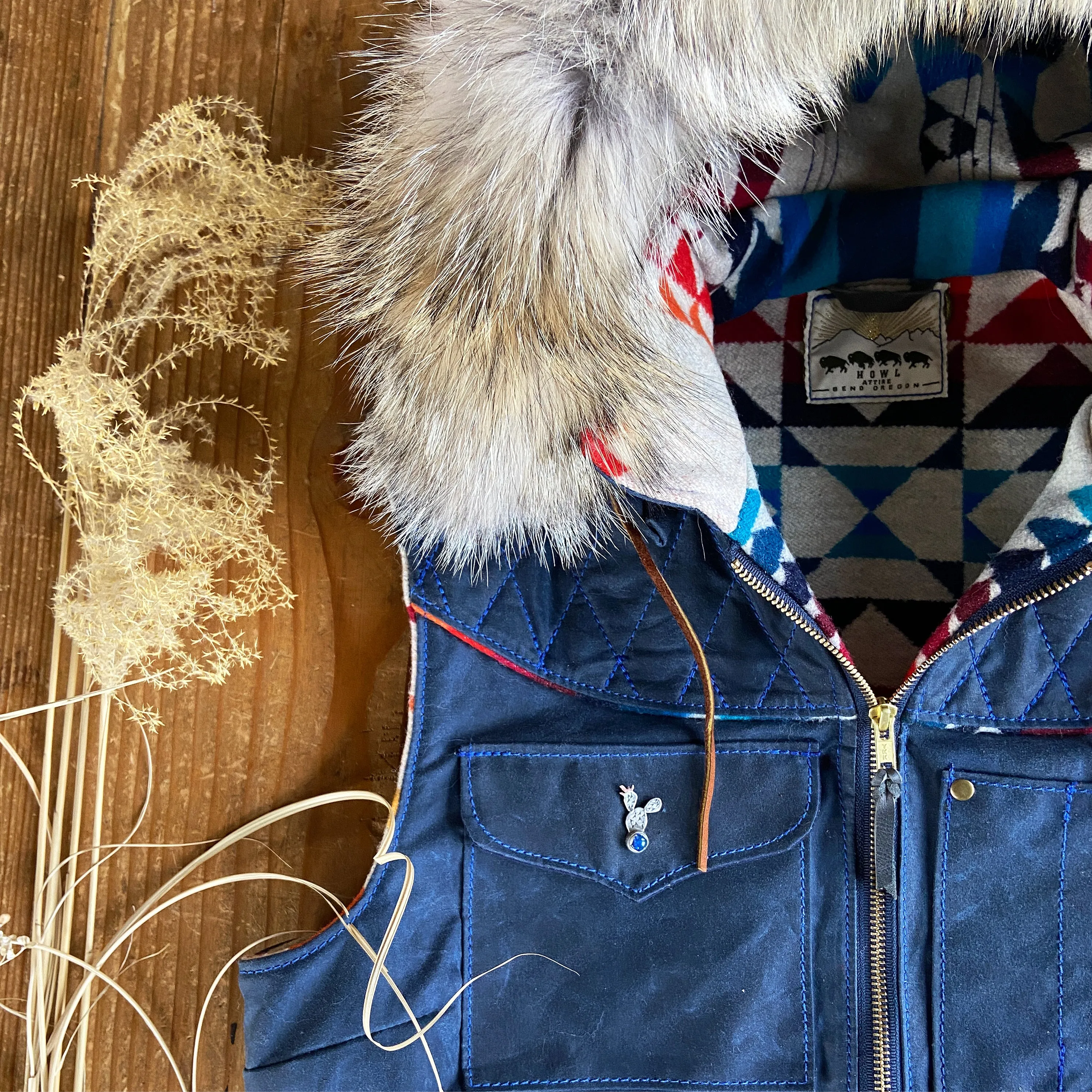 Two Pan Tin Cloth Vest