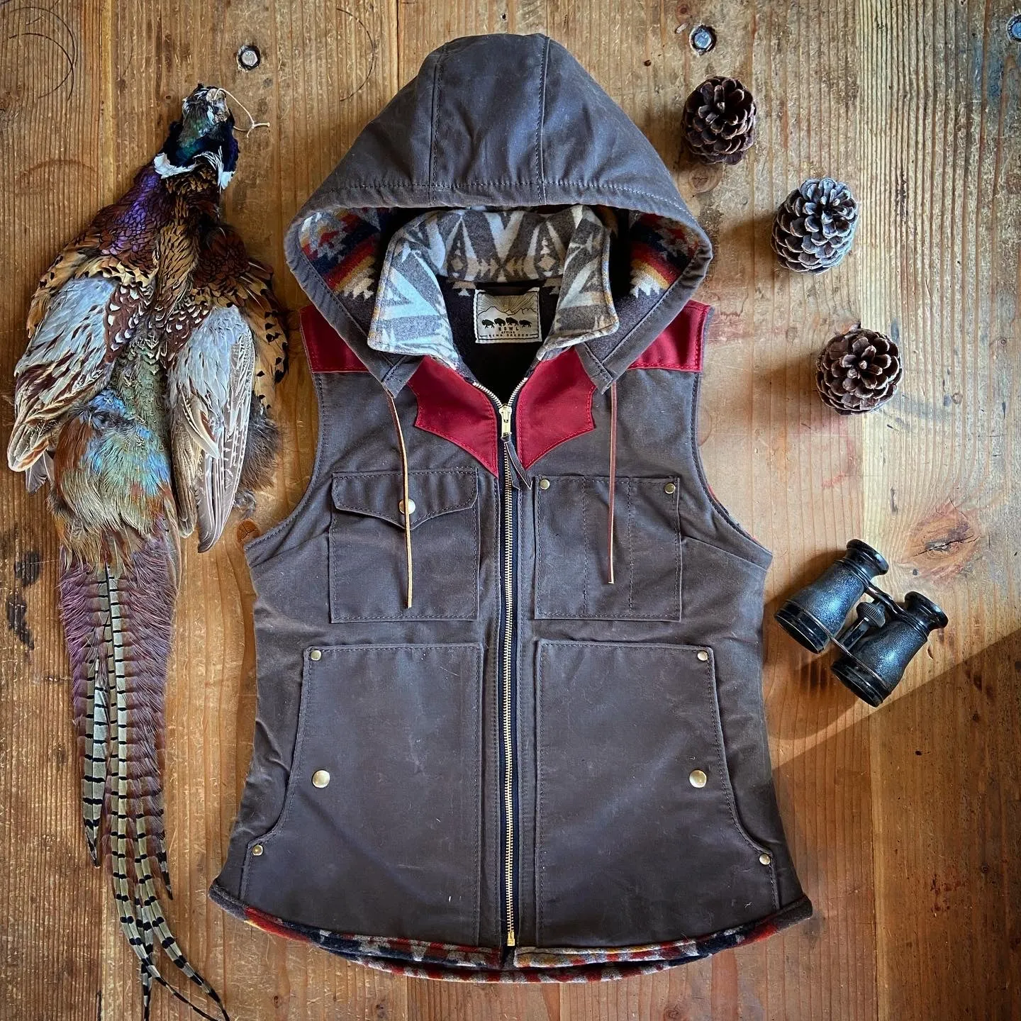 Two Pan Tin Cloth Vest