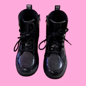 UGG Robley Glitter Black Boots Kid's Size 3