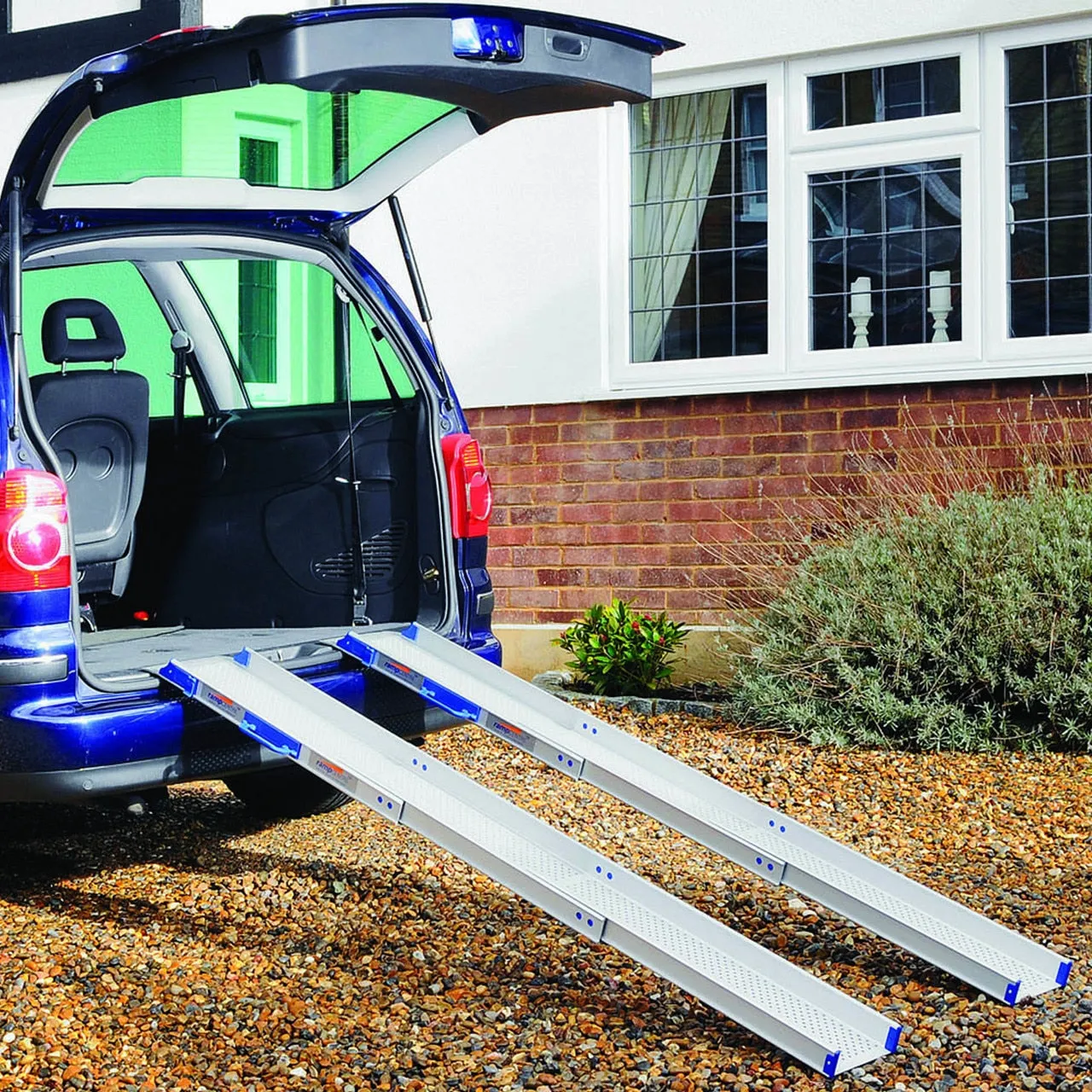 Ultralight Telescopic Lightweight Portable Channel Ramps