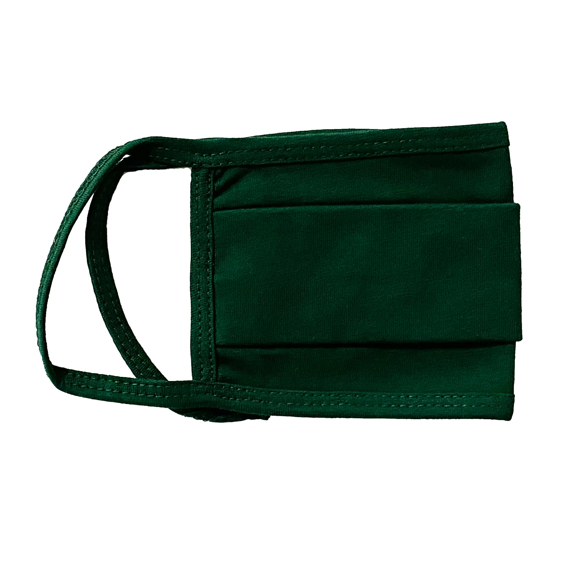 Unisex Face Mask, Washable & Reusable Face Mask, Double Layered Cloth Face Covering, 100% Organic Cotton Mask - Green