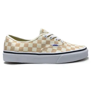 VANS AUTHENTIC (CHECKERBOARD) APRICOT ICE CANVAS TRAINERS