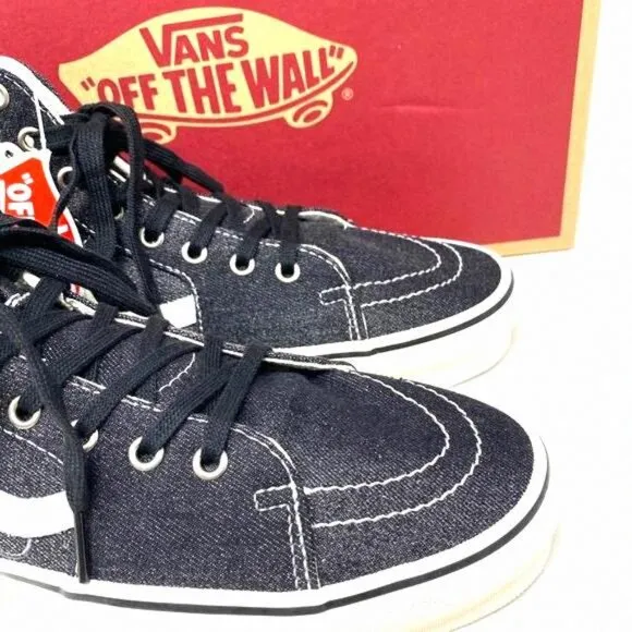 VANS Sk8-Hi Tapered Shoe High Top Canvas Gray VN0A5KRUMCG Sneakers Size Women's