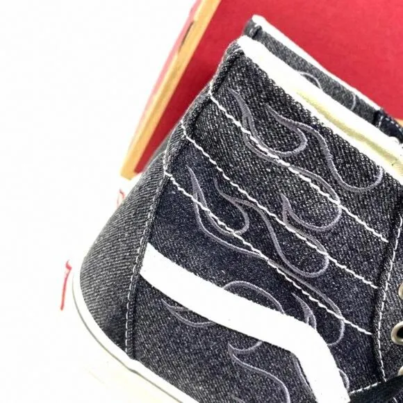 VANS Sk8-Hi Tapered Shoe High Top Canvas Gray VN0A5KRUMCG Sneakers Size Women's