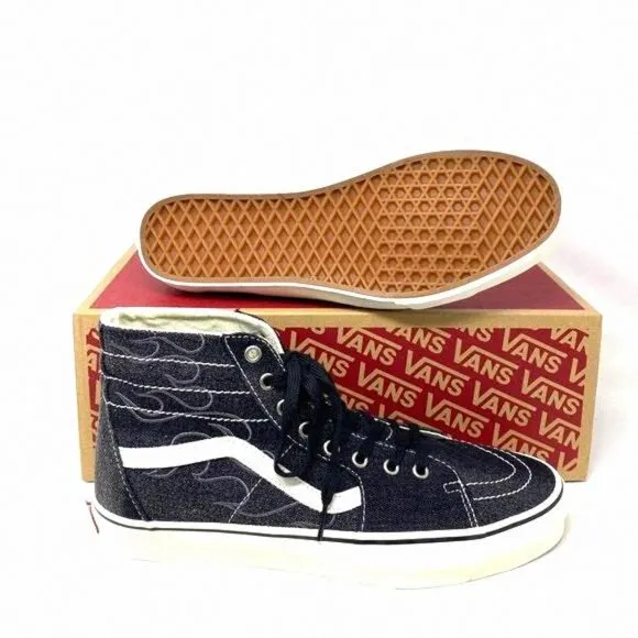VANS Sk8-Hi Tapered Shoe High Top Canvas Gray VN0A5KRUMCG Sneakers Size Women's