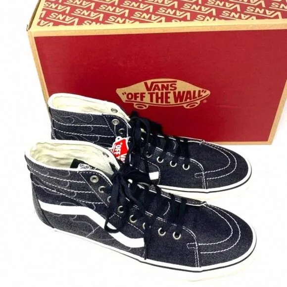 VANS Sk8-Hi Tapered Shoe High Top Canvas Gray VN0A5KRUMCG Sneakers Size Women's