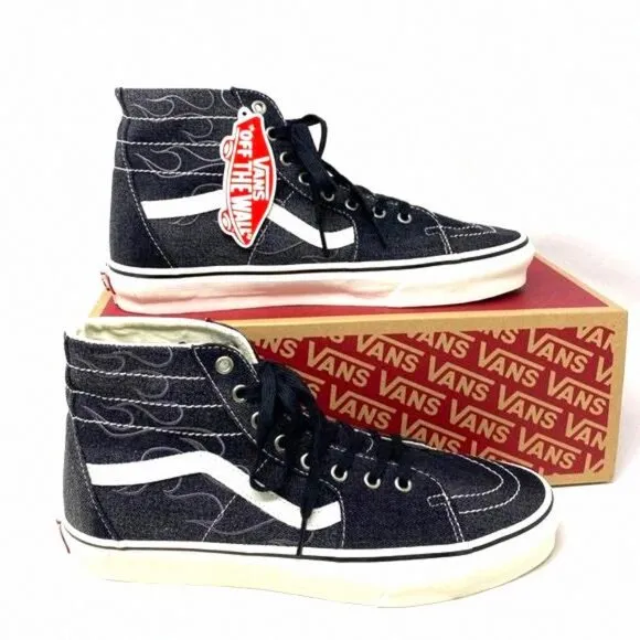 VANS Sk8-Hi Tapered Shoe High Top Canvas Gray VN0A5KRUMCG Sneakers Size Women's