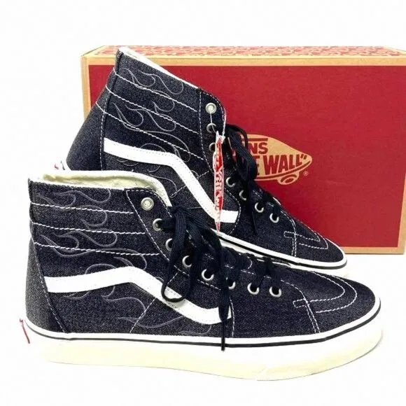 VANS Sk8-Hi Tapered Shoe High Top Canvas Gray VN0A5KRUMCG Sneakers Size Women's
