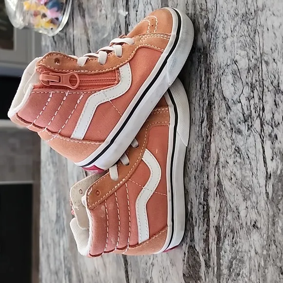 Vans Toddler Sk8-Hi Side Zip Color Theory - Sun Baked, Size 6