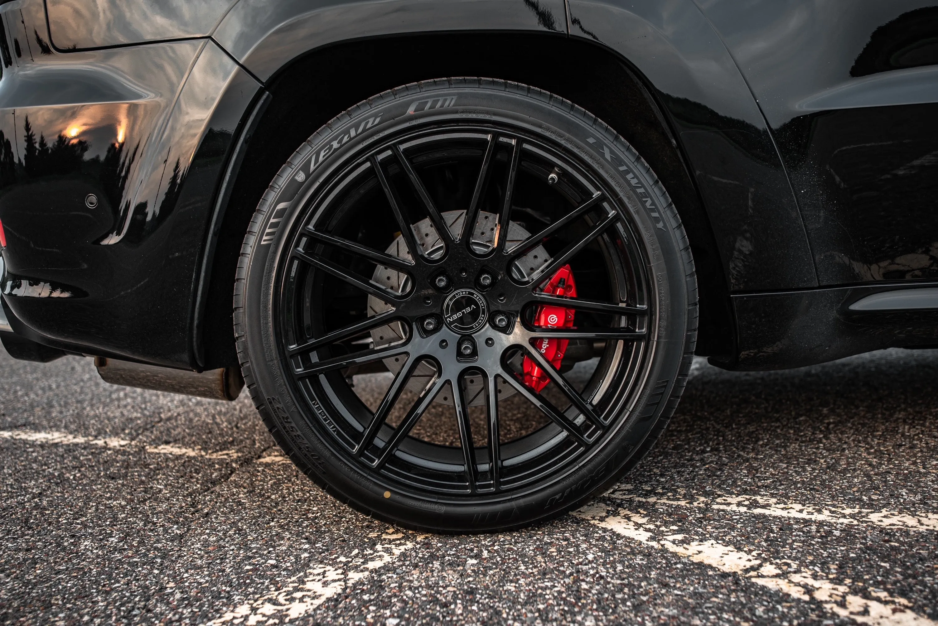 Velgen VF9 Lightweight Gloss Black 22s | Jeep Grand Cherokee WK2 / Durango