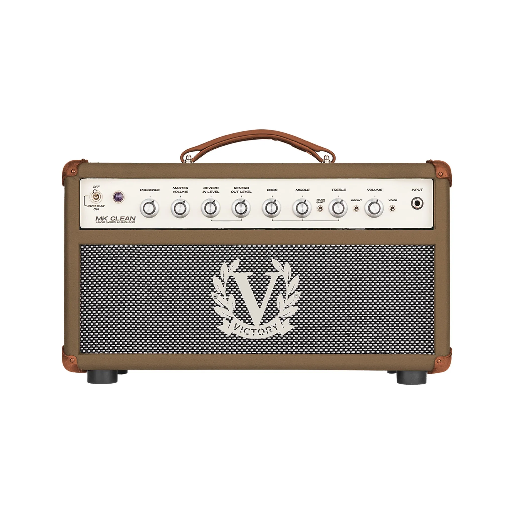 Victory MK Clean 100W Hand-Wired Amplifier Head, Fawn