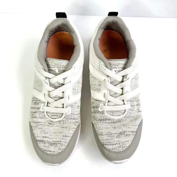 Vionic White Knit Sneakers