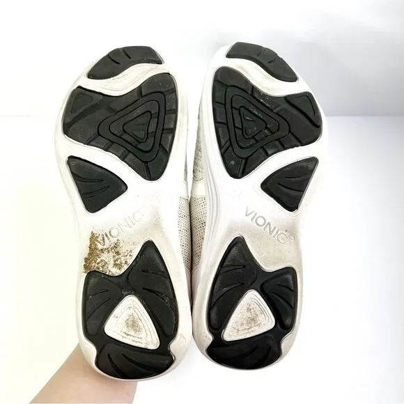 Vionic White Knit Sneakers