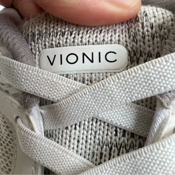 Vionic White Knit Sneakers