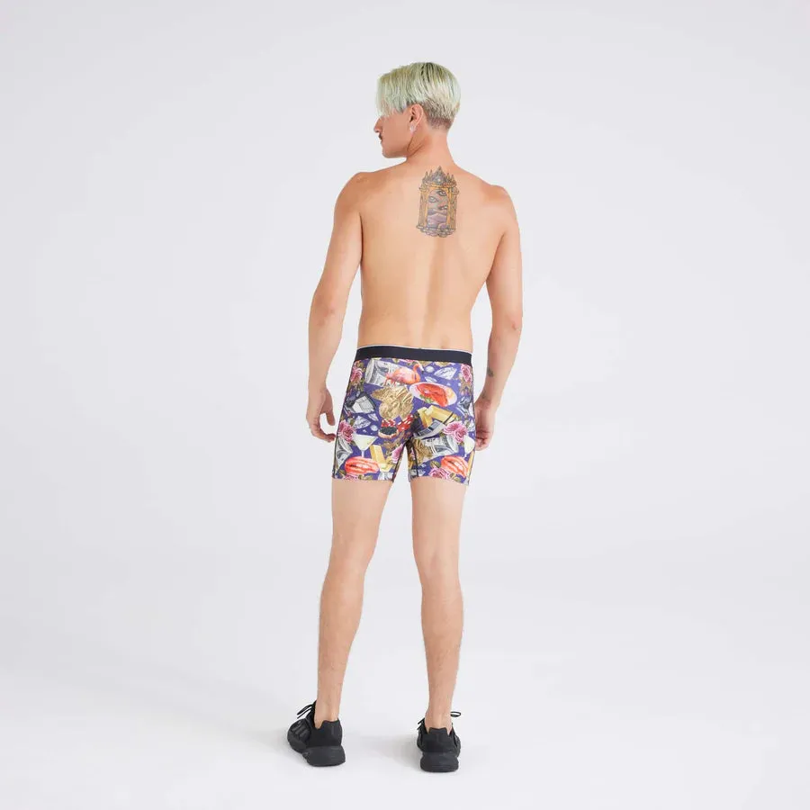 Volt Breathable Mesh Boxer Brief - 90's High Roller-Sapphire
