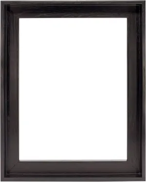 Wall Art Floater Frame for 1.25" Thick Canvas | 25  Size and 4 Colors | Floating Frame for Canvas Artist Panel Oil Painting Wall Art Décor | Hanging Hardware Included (Black Frame, 16"x20")