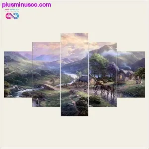 Wall Art Pictures Decor Frame HD Printing 5 Pieces House