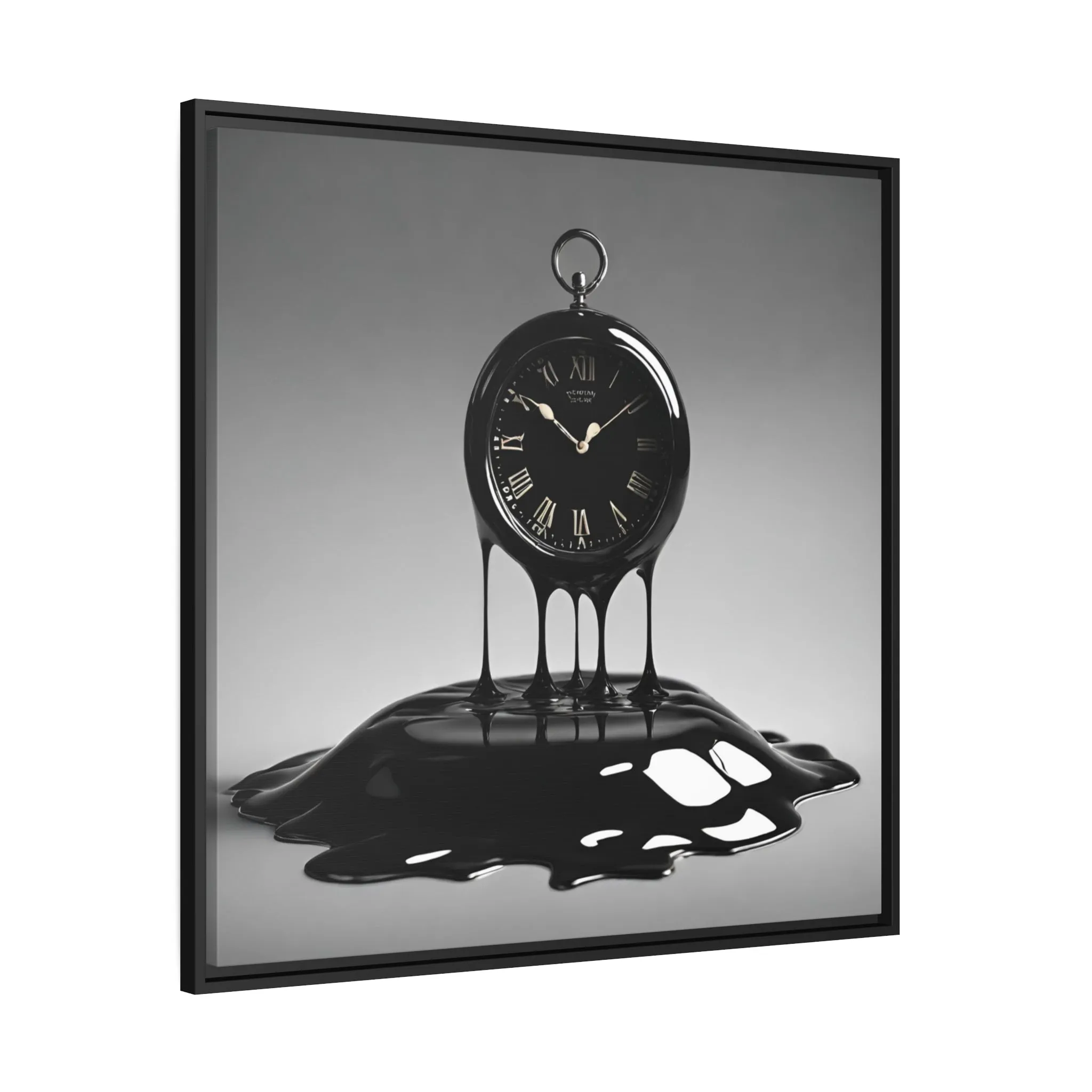 Warped Time Canvas & Frame