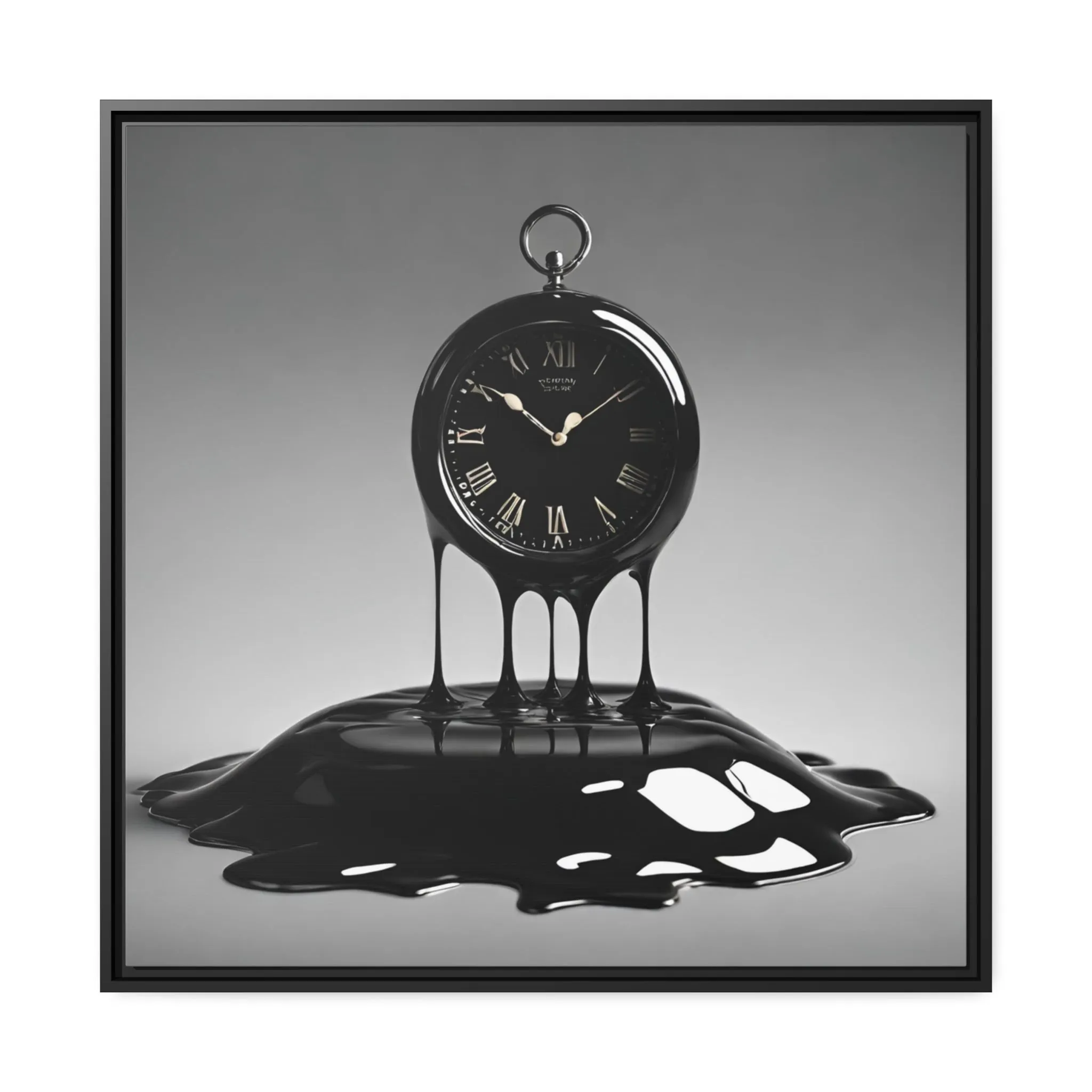 Warped Time Canvas & Frame