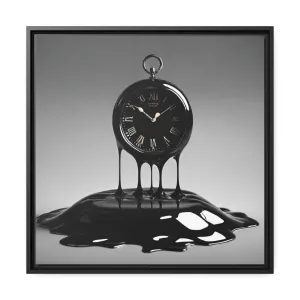 Warped Time Canvas & Frame