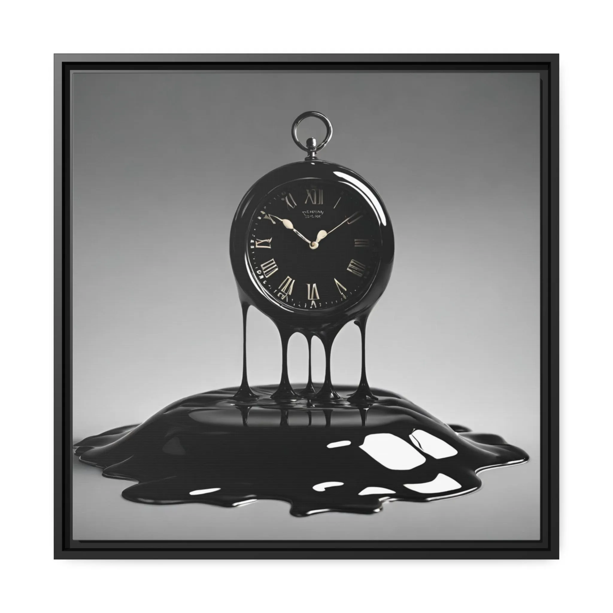 Warped Time Canvas & Frame