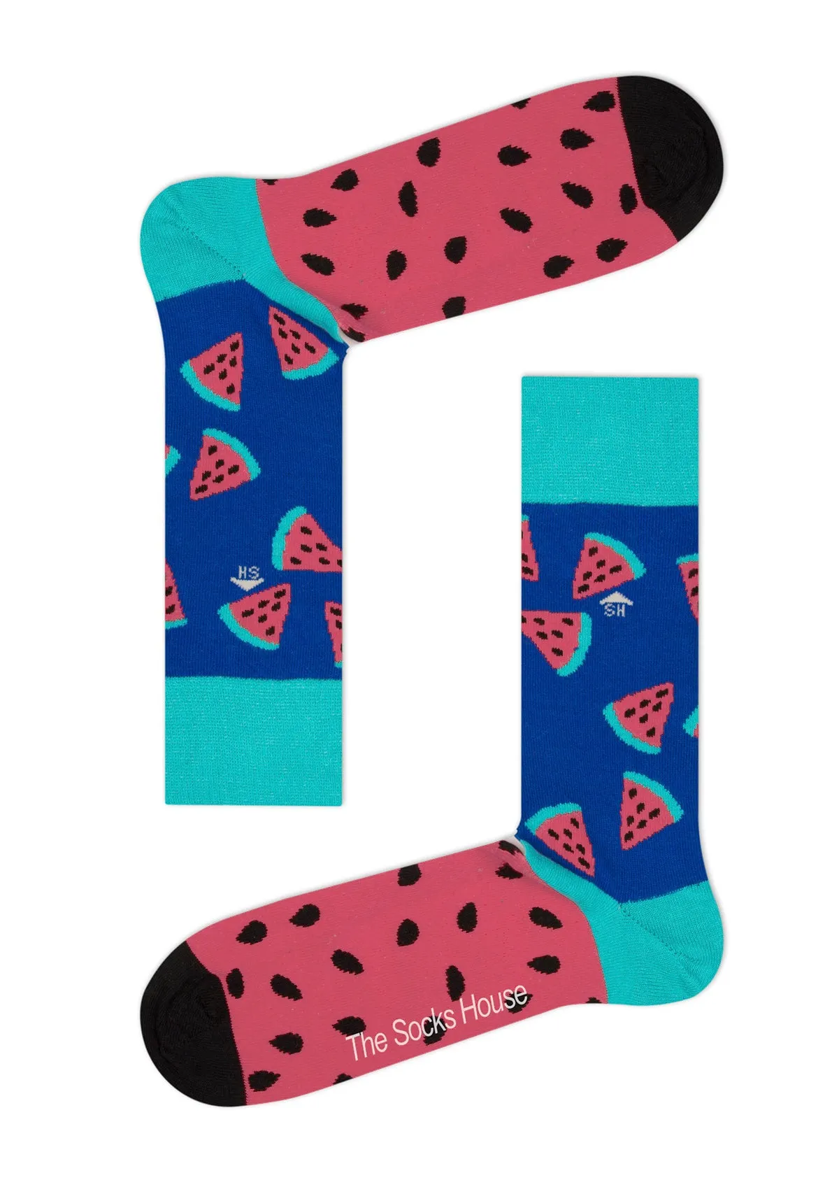 Water Melon Design Men Socks