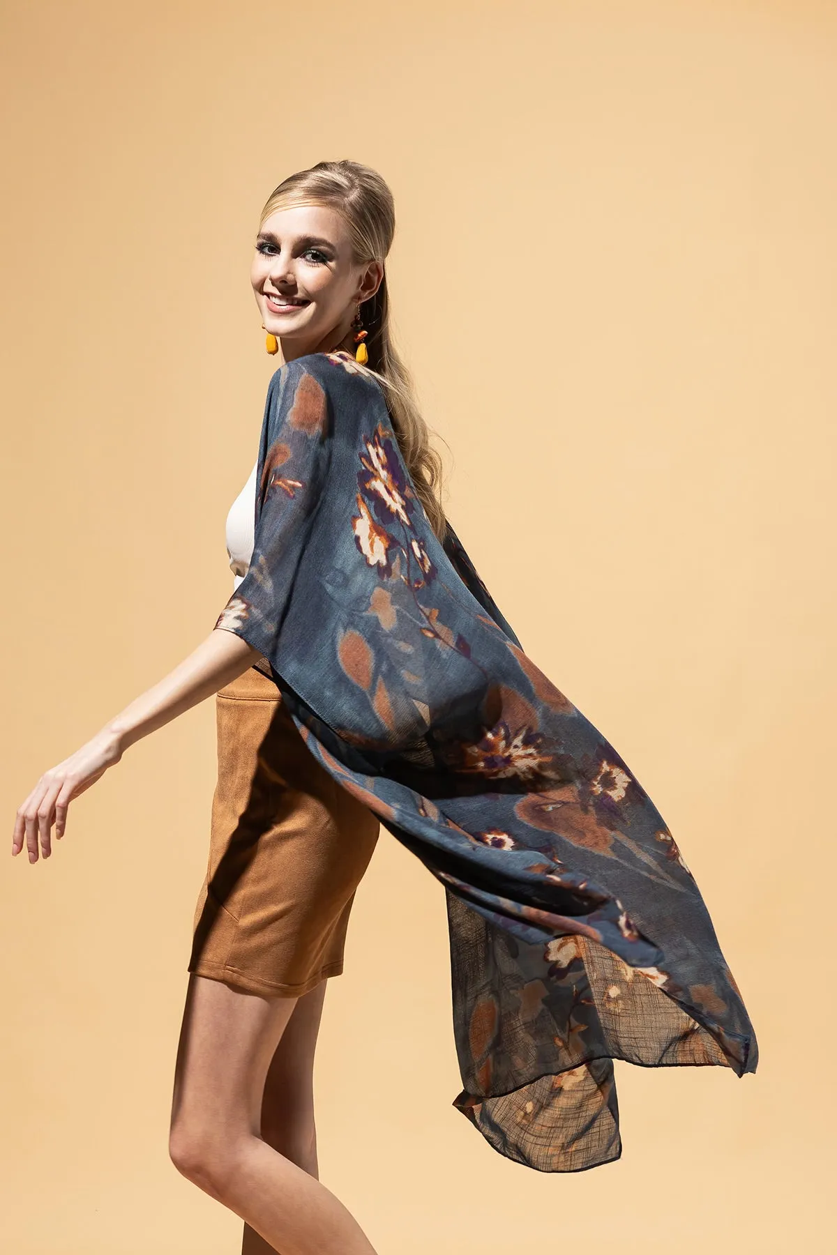 Watercolor Whimsy Kimono
