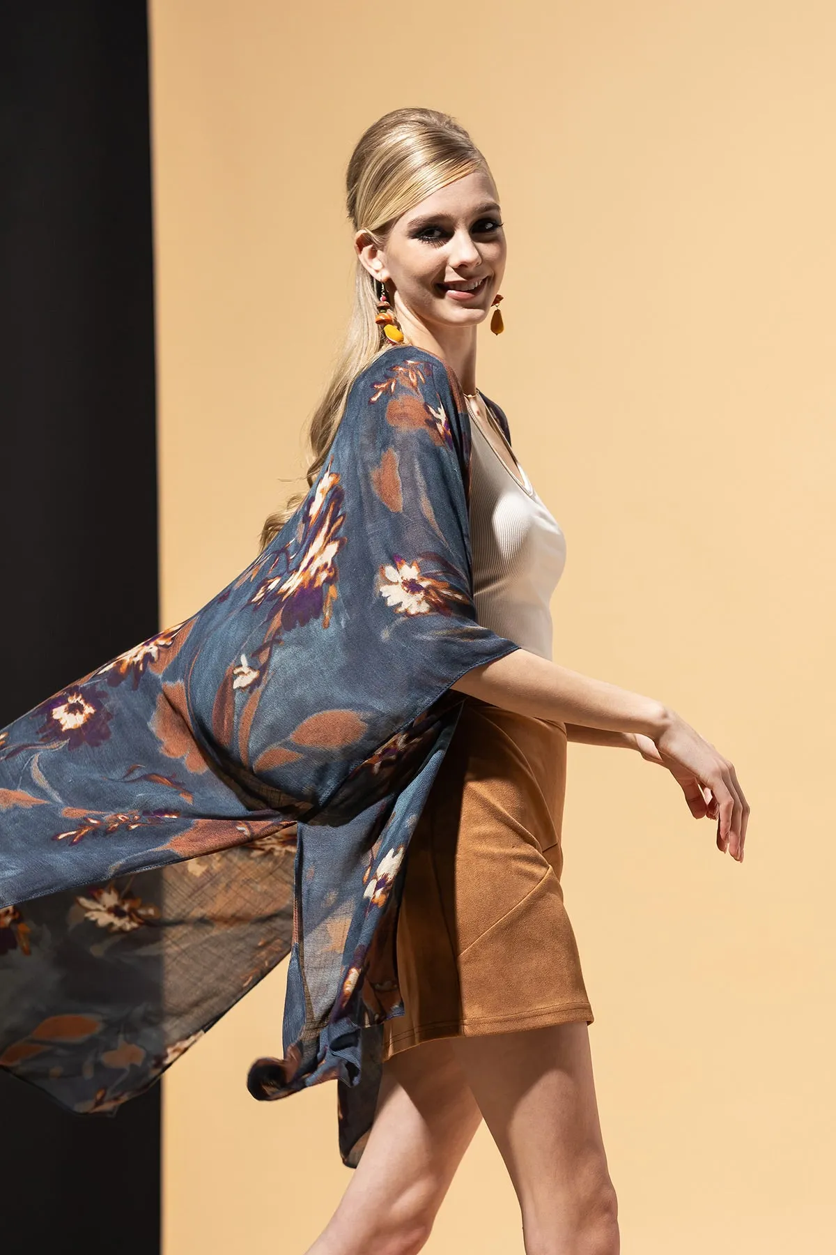 Watercolor Whimsy Kimono