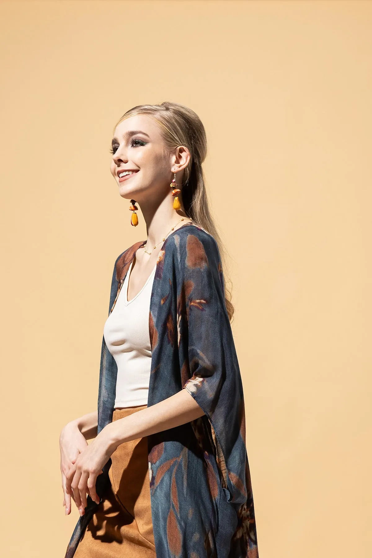 Watercolor Whimsy Kimono