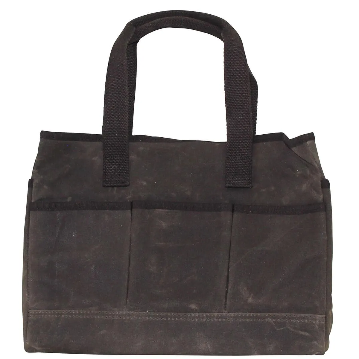 Waxed Canvas Utility Tote - Father's Day Gift - Gift for Men - Olive Brown