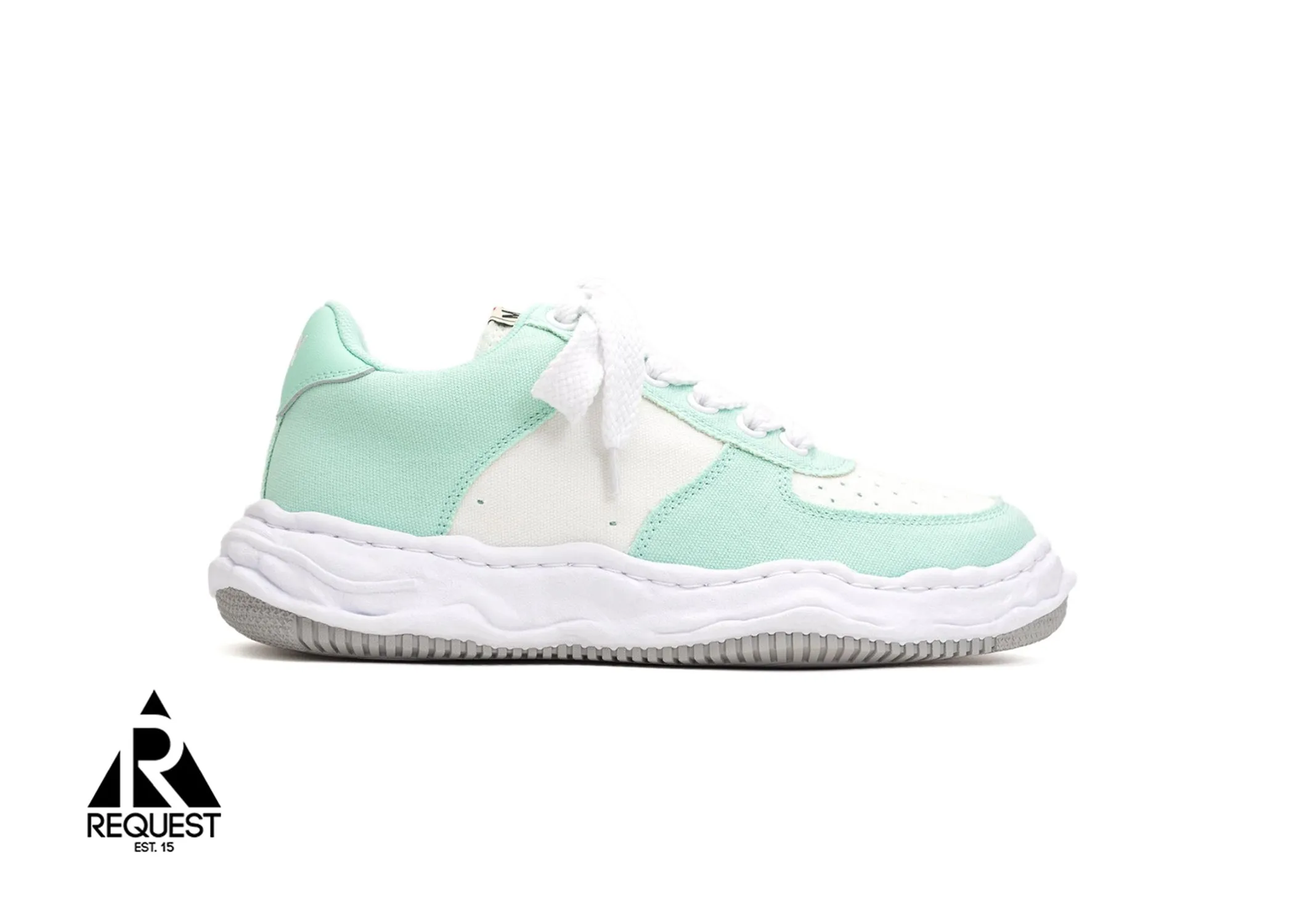 Wayne Canvas Low "Blue White"
