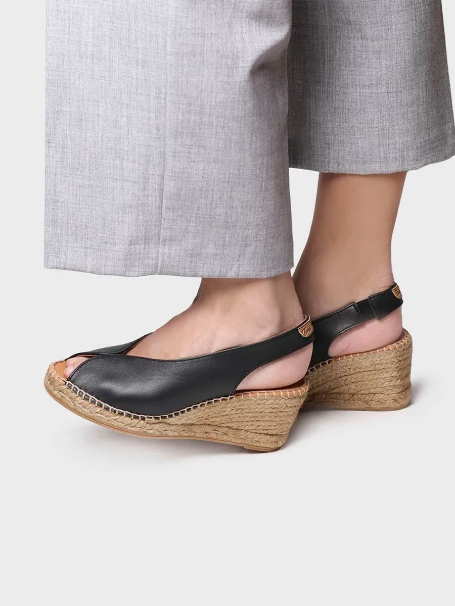 Wedge espadrilles peep toe style - LAILA-P
