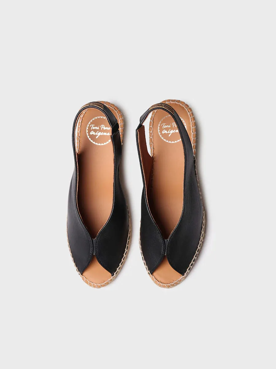 Wedge espadrilles peep toe style - LAILA-P