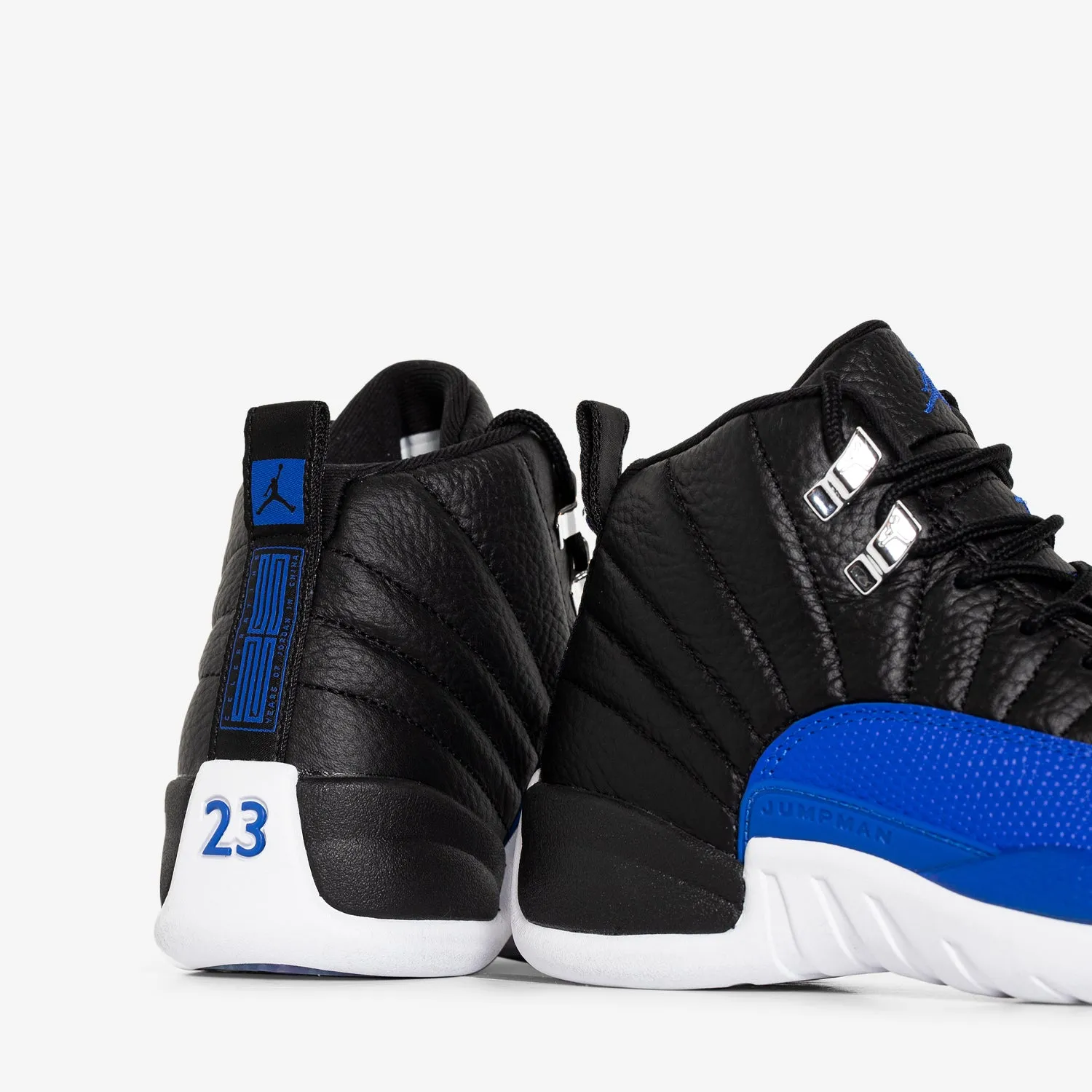 Women's Air Jordan 12 Retro 'Hyper Royal' Black | Hyper Royal | Metallic Silver | White