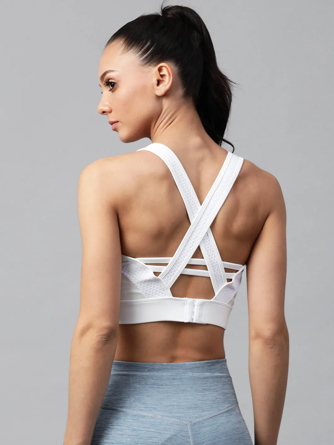 Women's  Breathable Cross back sports bra