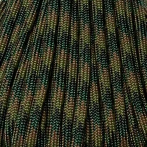 Woodland Camo Boot Laces *Guaranteed for Life* 550 Paracord Steel Tip