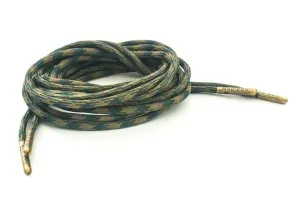 Woodland Camo Boot Laces *Guaranteed for Life* 550 Paracord Steel Tip