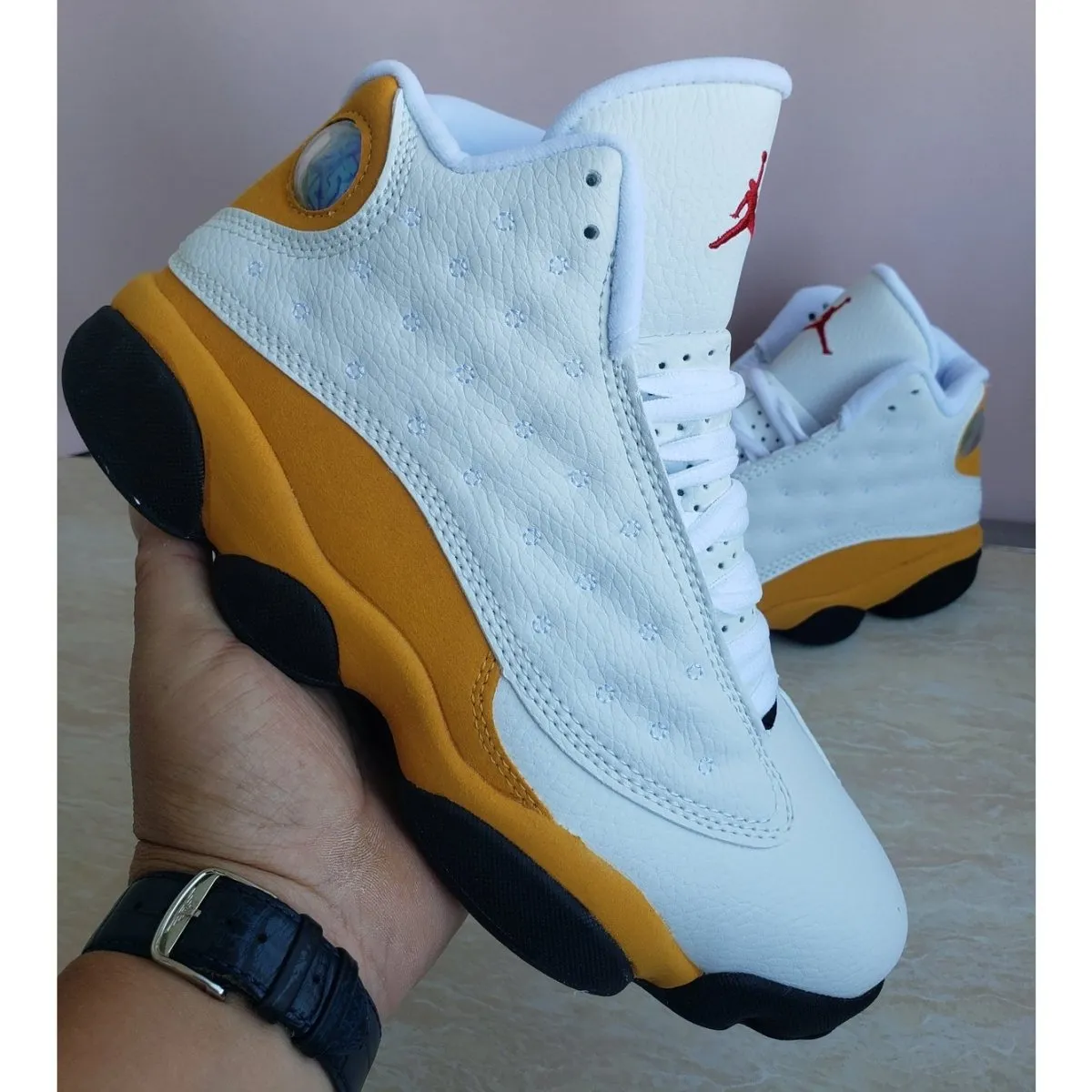 x ORANGE WHITE Flexible Reliable delivery JORDAN RETRO 13
