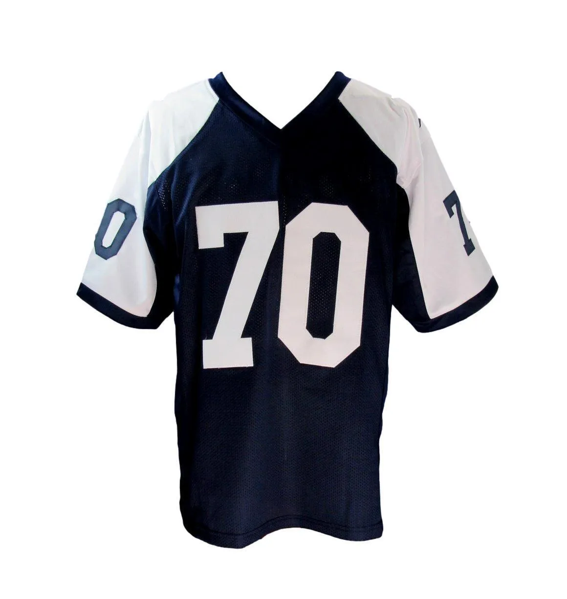 Zack Martin Signed Navy/White Custom Football Jersey Cowboys Beckett 186577